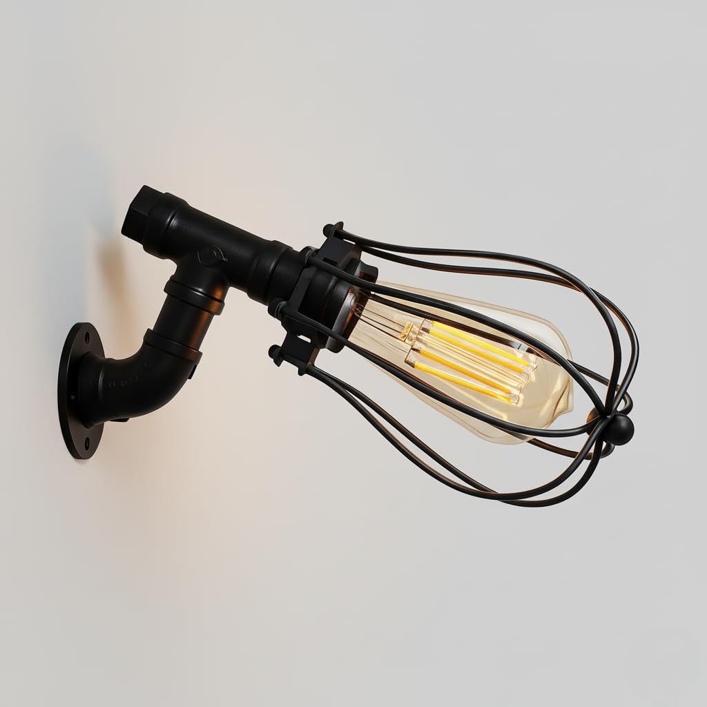 lamp steampunk pipe industrial