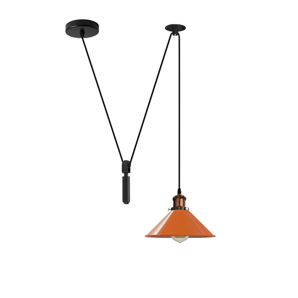 Industrial Retro LED Ceiling Light ~6310 – Orange