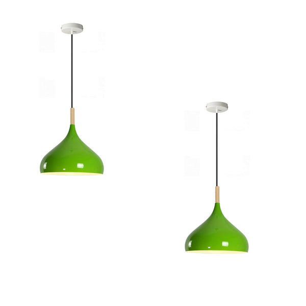 2 set Pendant Light ~6533 – Light Green 2 Pack
