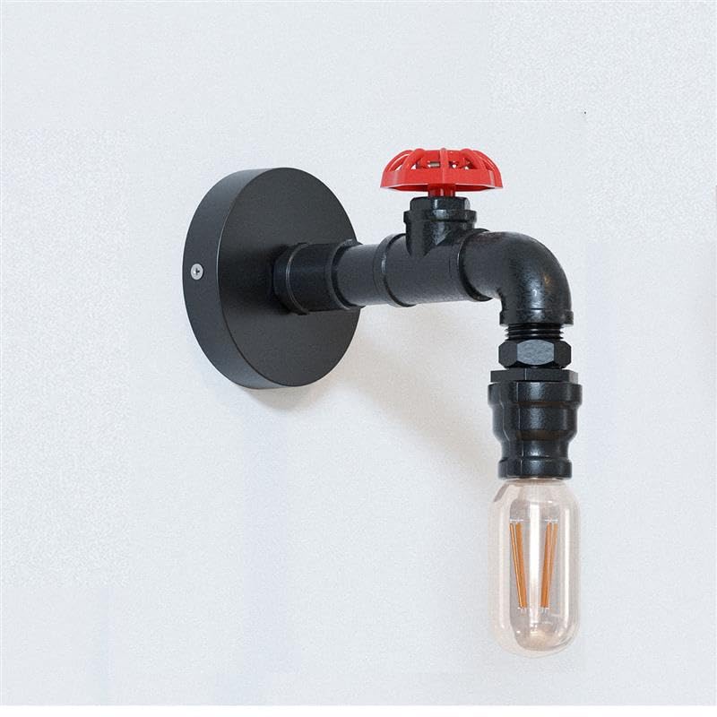 pipe wall water red lamp light