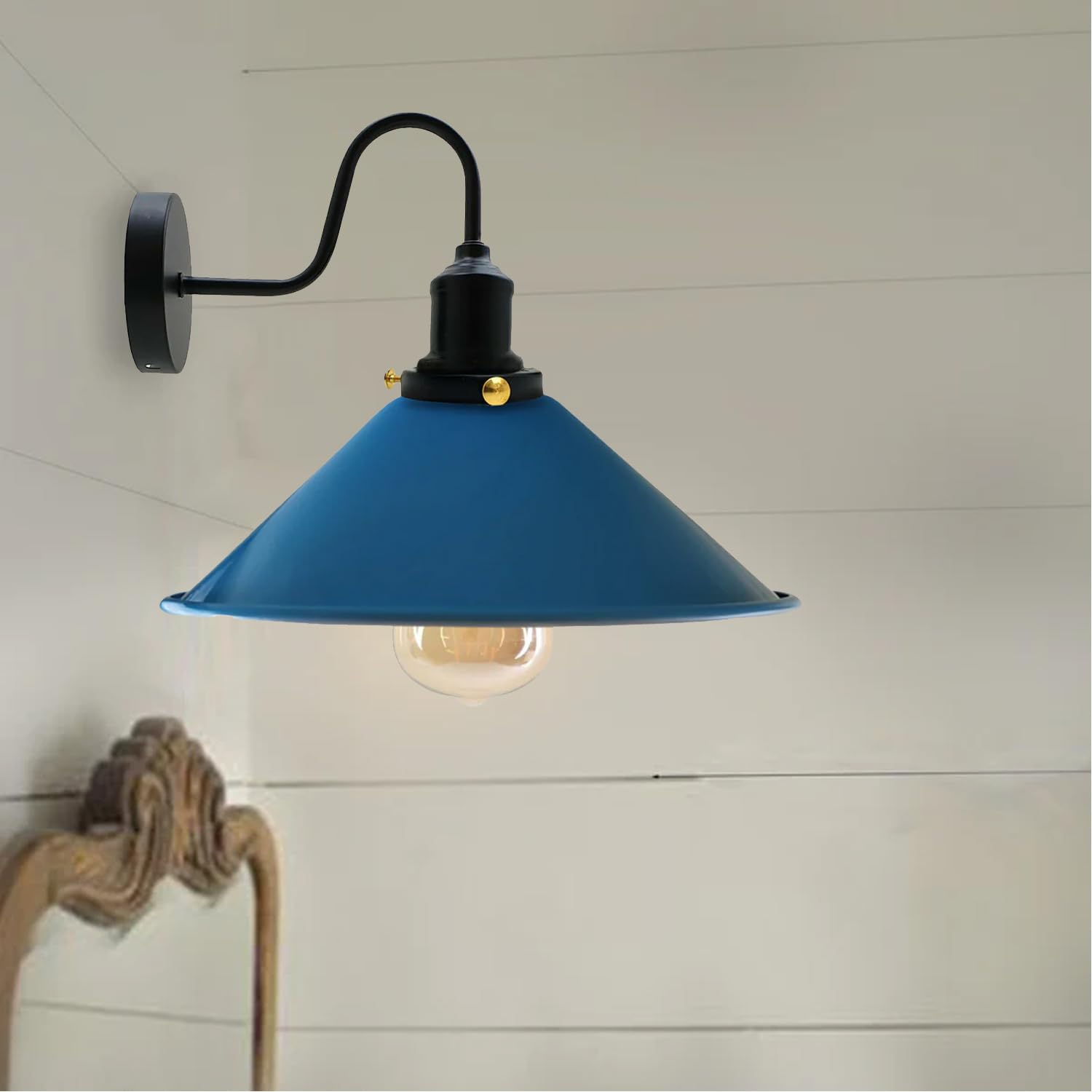 light for wall fitting neck