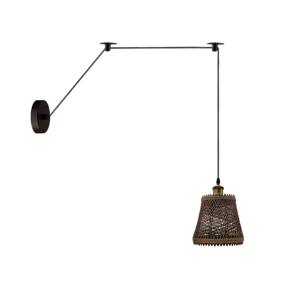 Bamboo Hemp Ceiling Pendant Light Fixture~6440 – Style 11