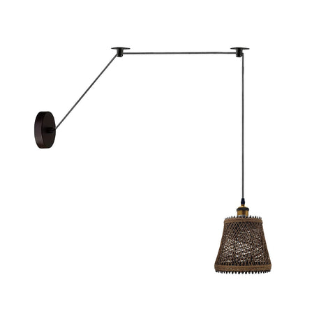 Bamboo Hemp Ceiling Pendant Light Fixture~6440