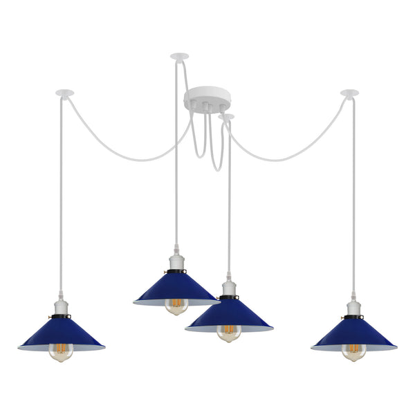 Modern Spider Light Chandelier Multi Pendant Light Ceiling Lamp Loft Fixture E27 ~6141 – 4way / Yes