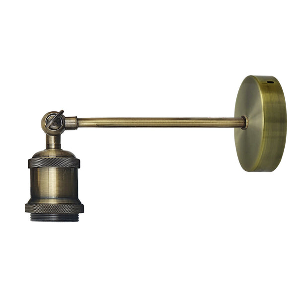 Retro metalen wandlamp | Moderne industriële wandlamparmaturen~5770 – Groen messing / Nee