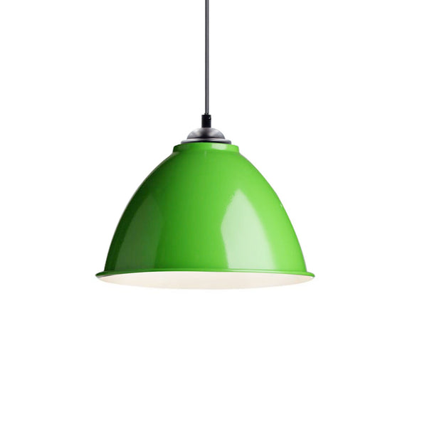 Green Metal E27 Pendant Light Easy Fit ~6783 – No