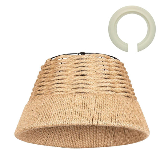 Rustic Hemp Rope Pendant Light Shade - 40cm ~6493