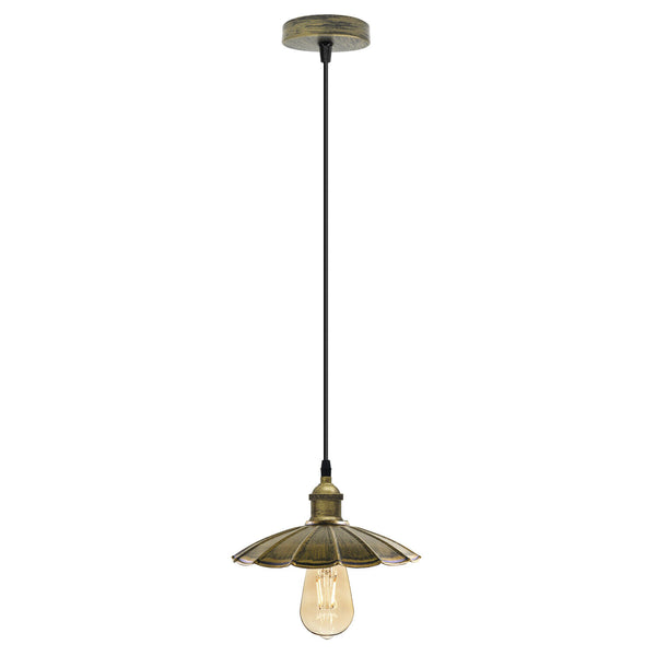 Vintage industriële hanglamp, retro lamp ~5935 – Nee
