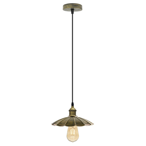 Vintage industriële hanglamp, retro lamp ~5935
