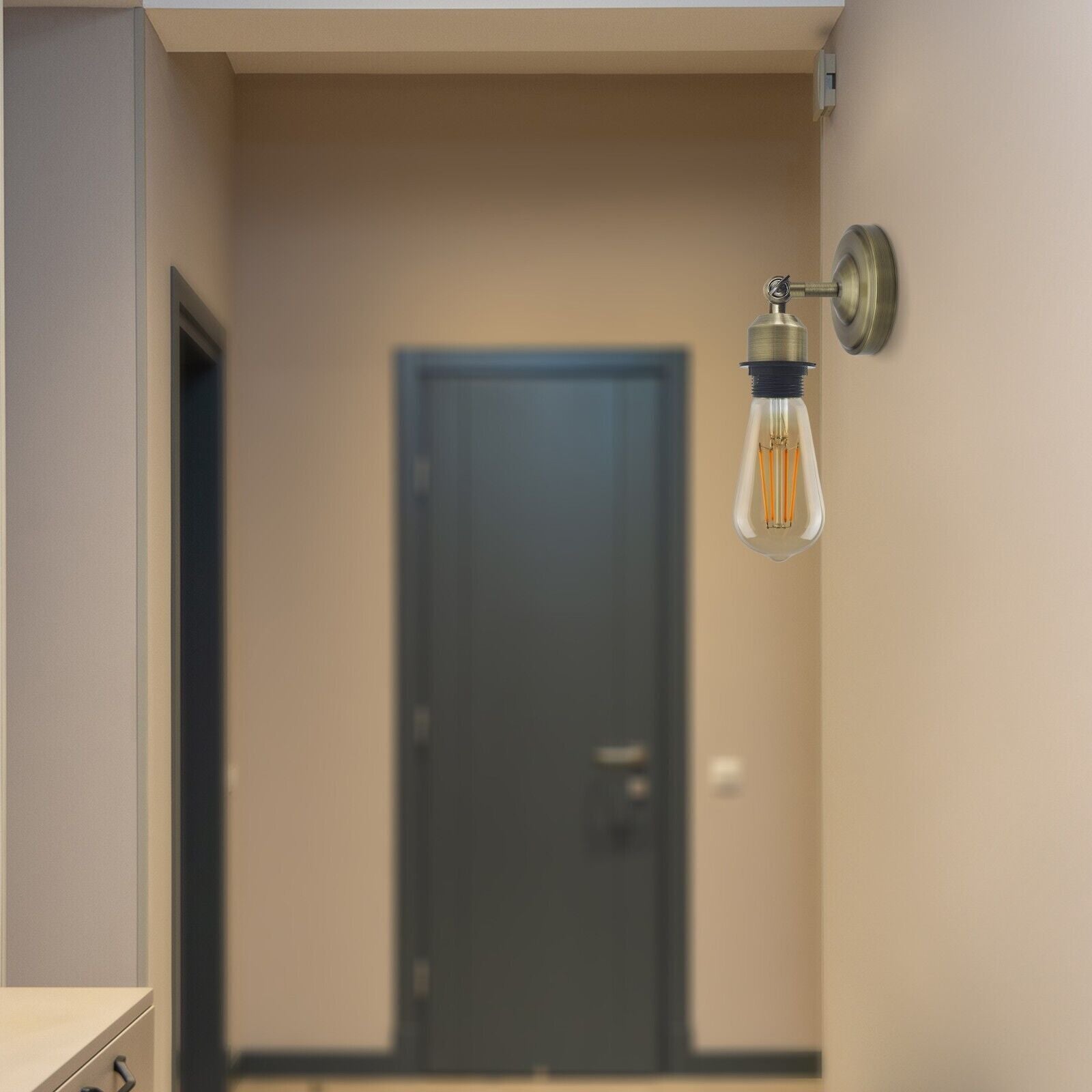 E27 metal wall sconce