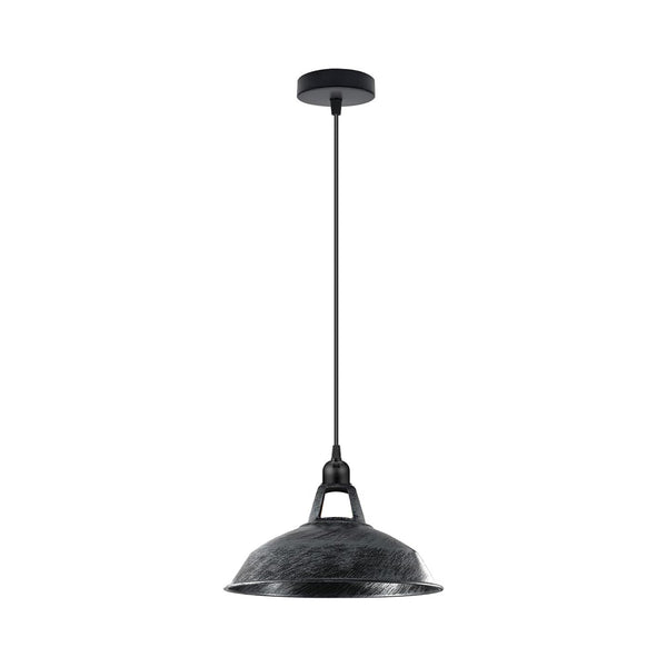 Industrial E27 Ceiling Light Fixture | Kitchen & Restaurant ~6251 – Brushed Silver