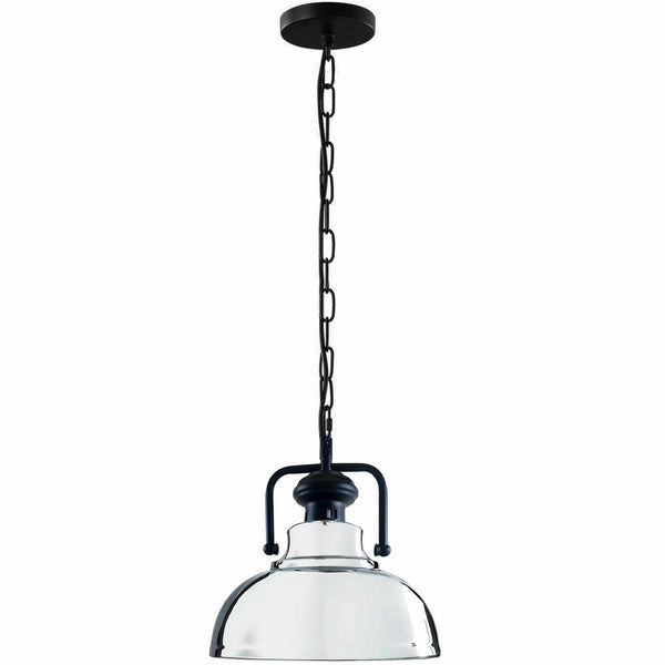 E27 Metal Chain Hanging Light ~6256 – Chrome / Yes