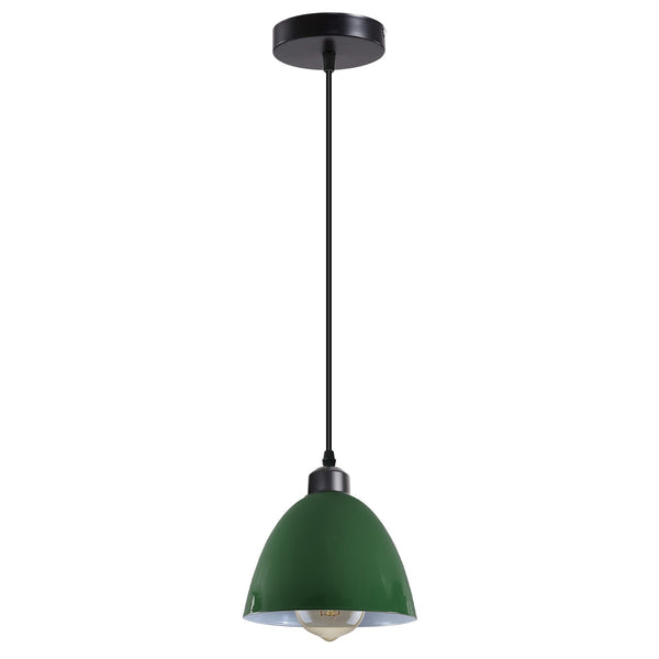 Mini Pendant Light Metal E27 ~6209 – Green / Yes