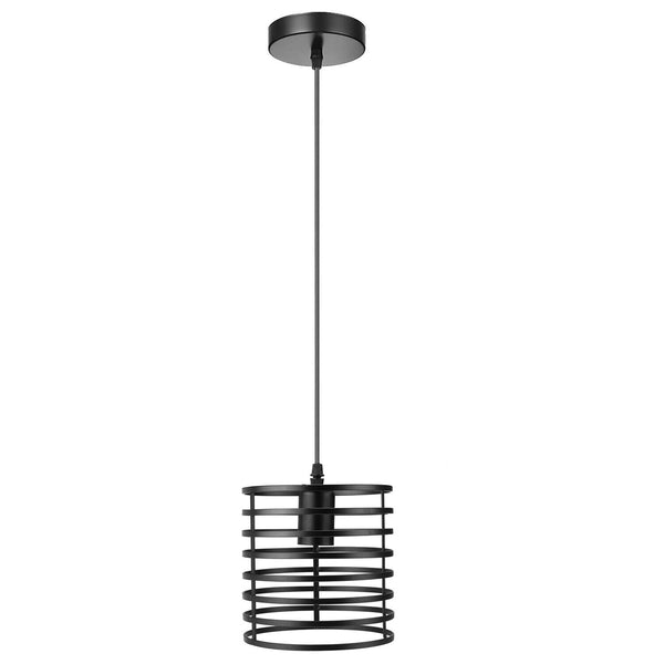 Industriële metalen zwarte lampbeschermer met draadkooi voor plafondhanglampen~6018 – Nee