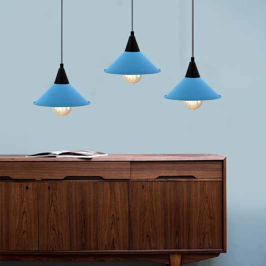 Modern 3 Head Multi colour Ceiling Pendant lighting fixtures~6196