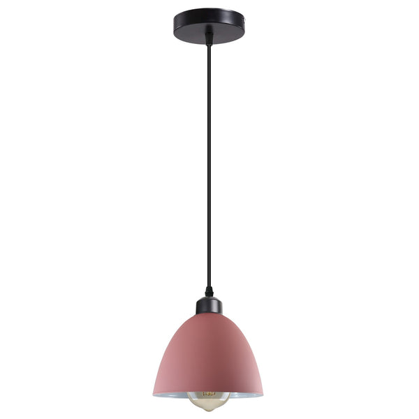 Mini Pendant Light Metal E27 ~6209 – Pink / Yes