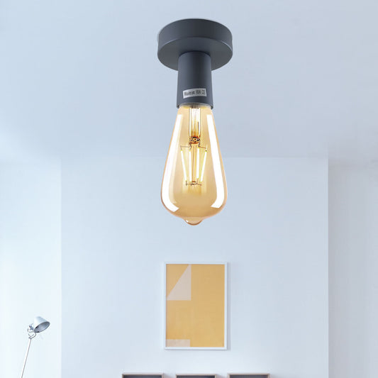 Vintage plafondlamp E27 lamphouder lampfitting ~6029