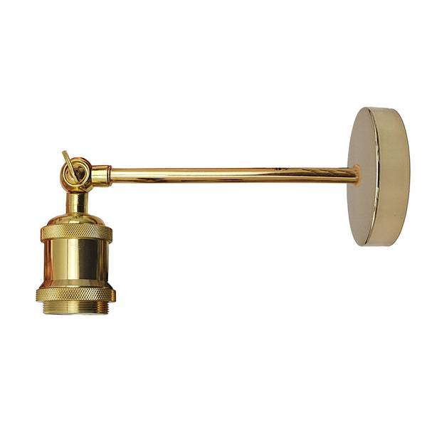 Retro metalen wandlamp | Moderne industriële wandlamparmaturen~5770 – Frans goud / Nee