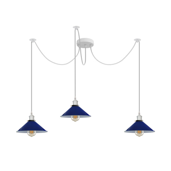 Modern Spider Light Chandelier Multi Pendant Light Ceiling Lamp Loft Fixture E27 ~6141 – 3way / Yes