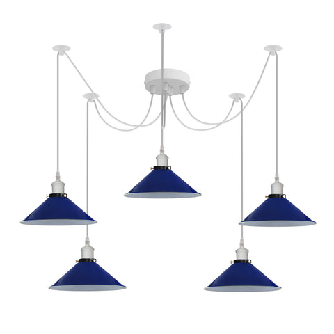 Modern Spider Light Chandelier Multi Pendant Light Ceiling Lamp Loft Fixture E27 ~6141