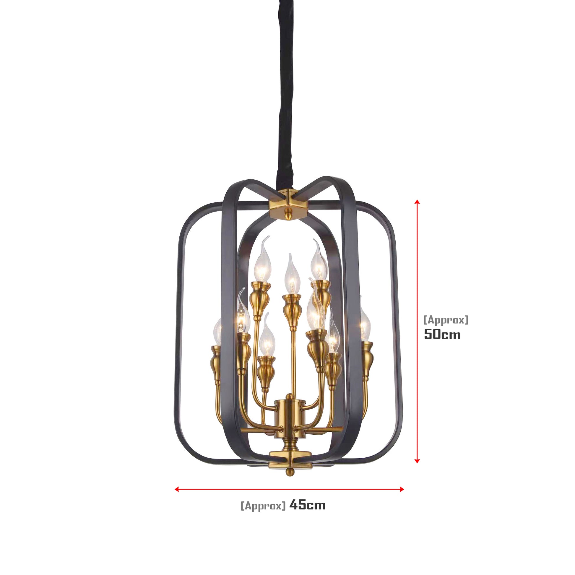 Black Metal Chandelier