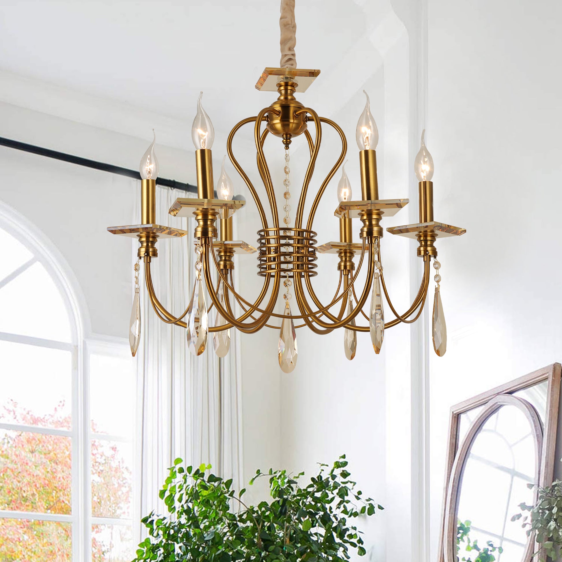 Bronze Metal Chandelier