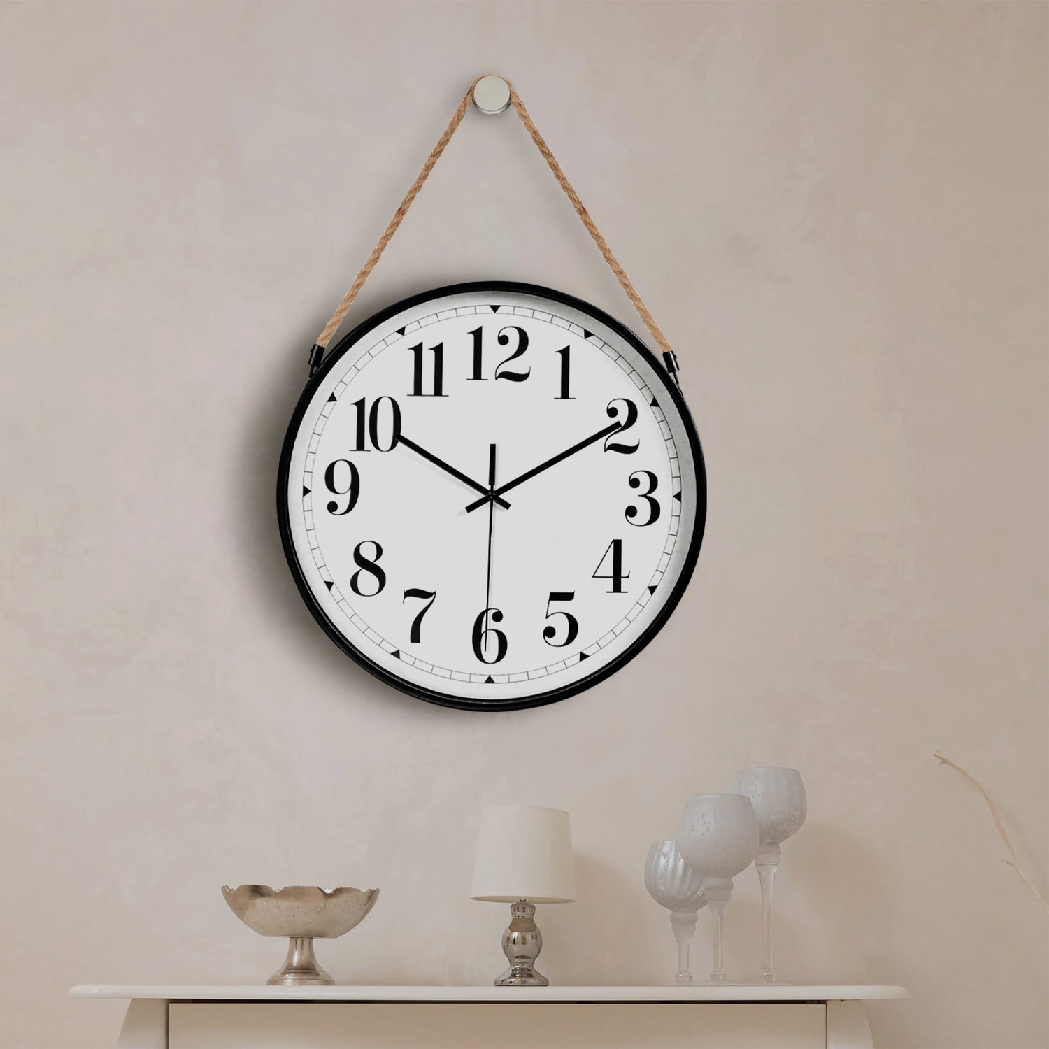 Hanging Rope Wall Clock