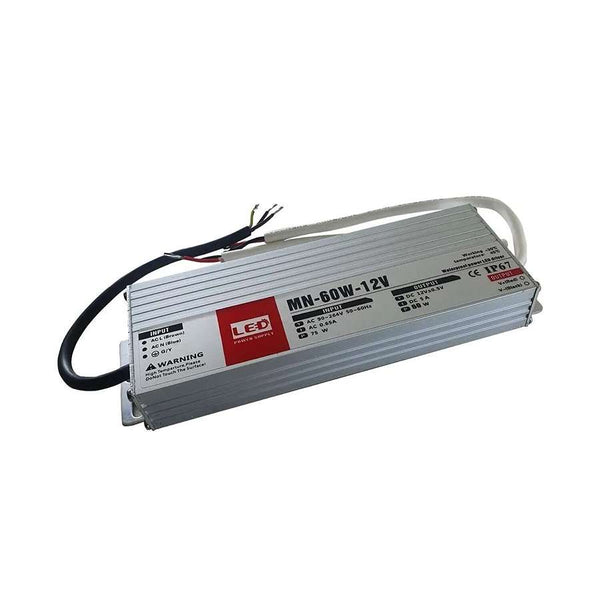 LED-driver Slanke DC 12V waterdichte IP67 60W naar 200W voeding LED-adapter ~1432 – 60W