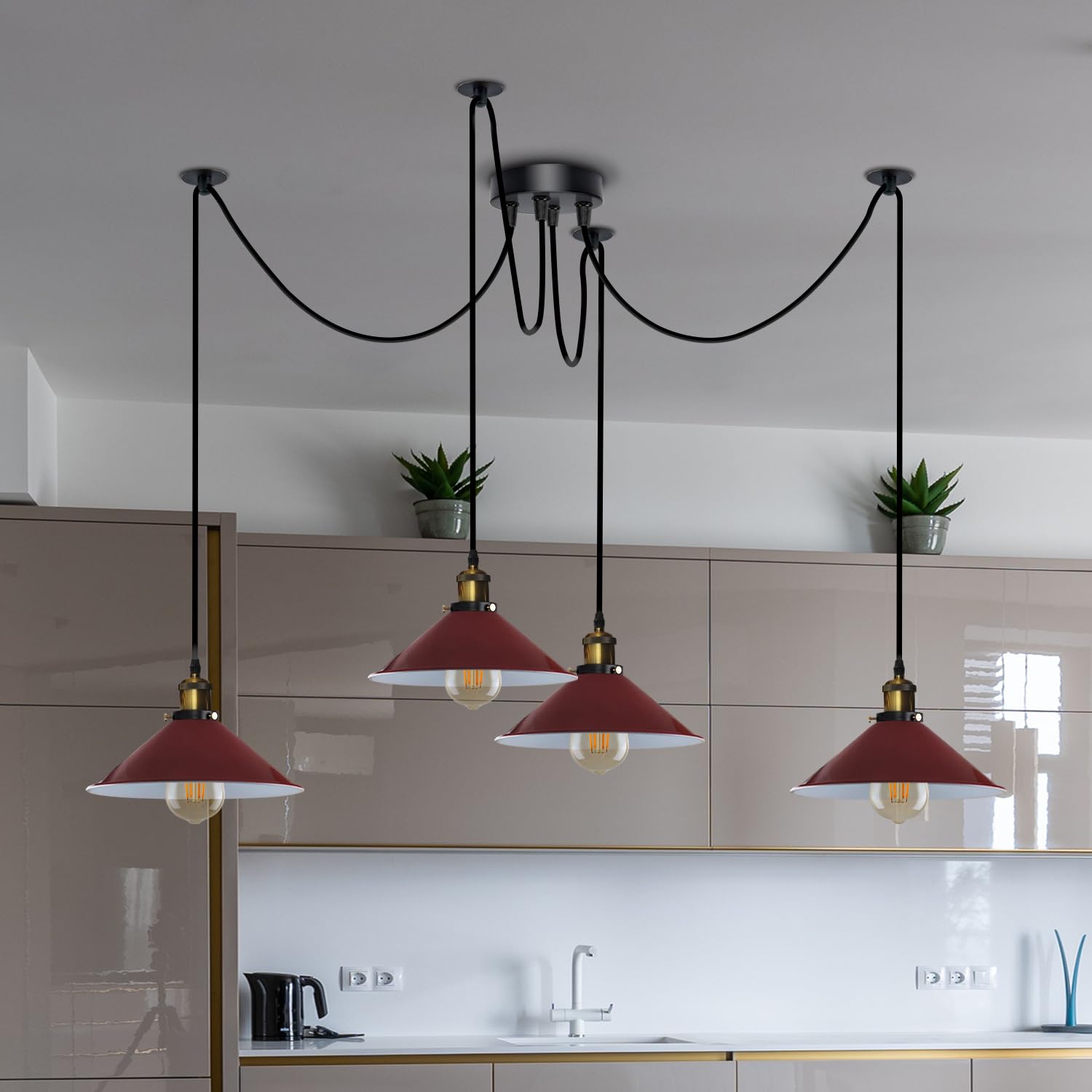 shade pendant 4 ceiling light