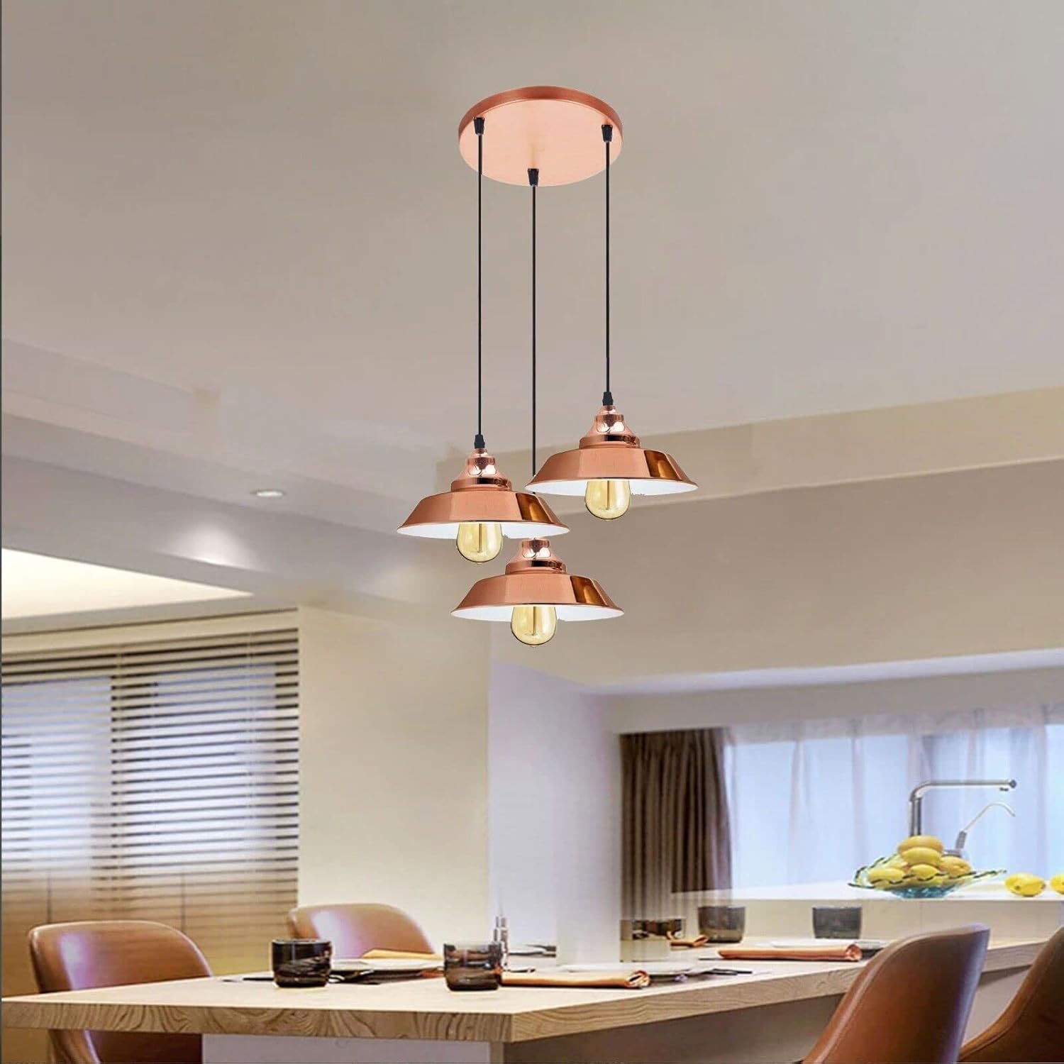 Clustered Pendant Lights