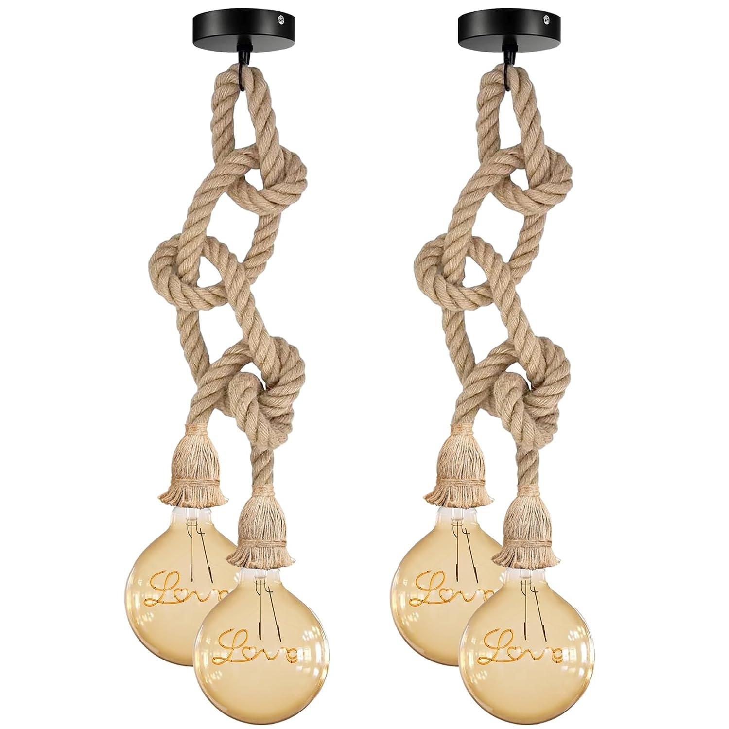 light rope pendant lighting