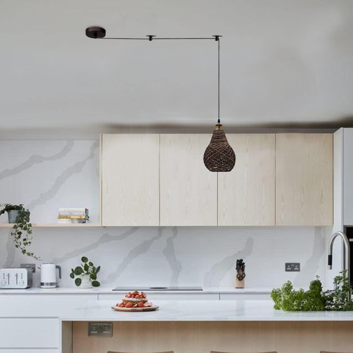 fitting lights black ceilings