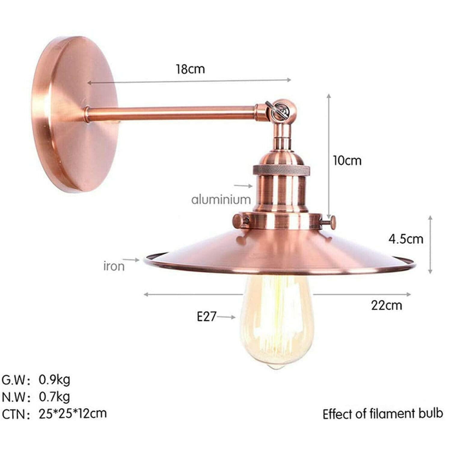 wall rustic fitting lights