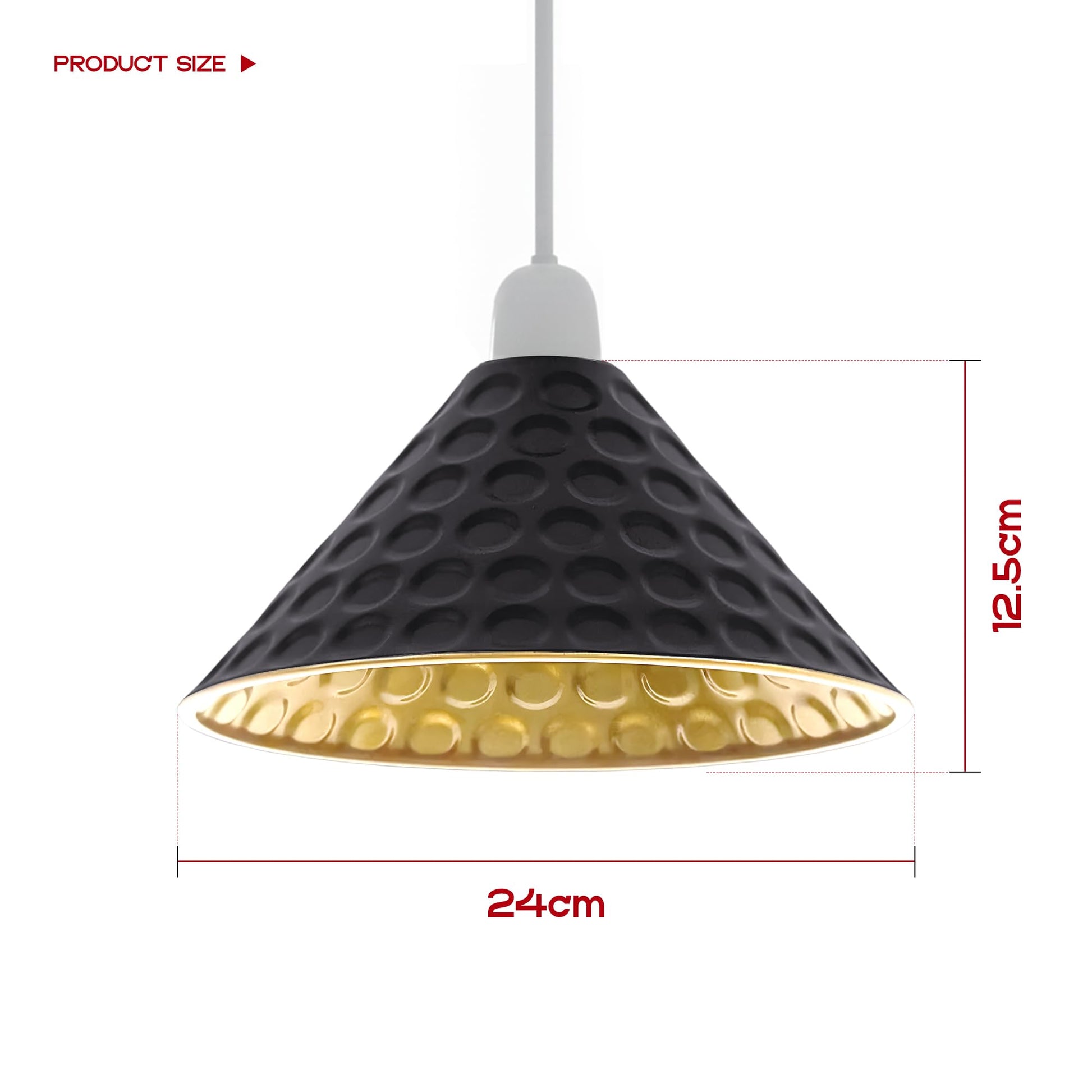 lampshade shades metal black