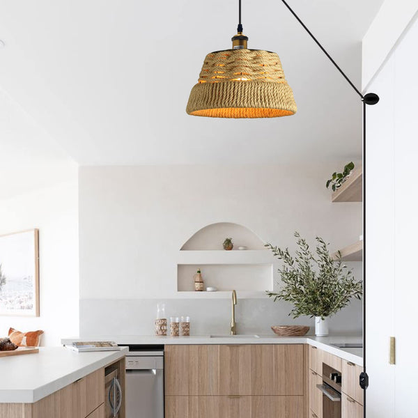 Drum Plug in Pendant Lighting With Dimmer ~6495