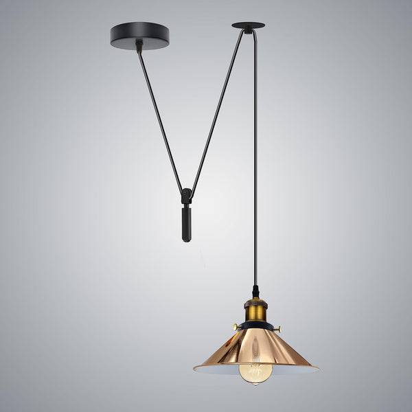 Industrial Retro LED Ceiling Light ~6310 – Rose Gold
