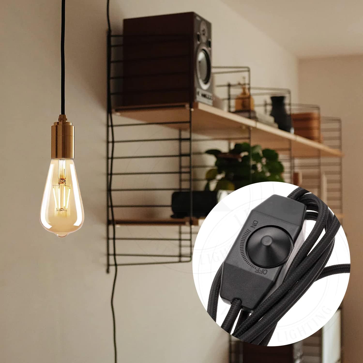 light plug kit pendant in