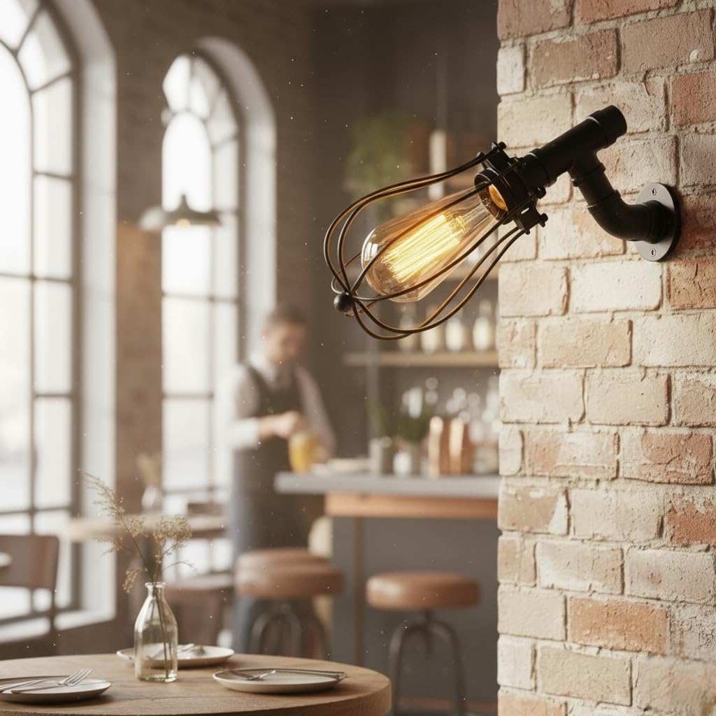 lamp steampunk pipe industrial