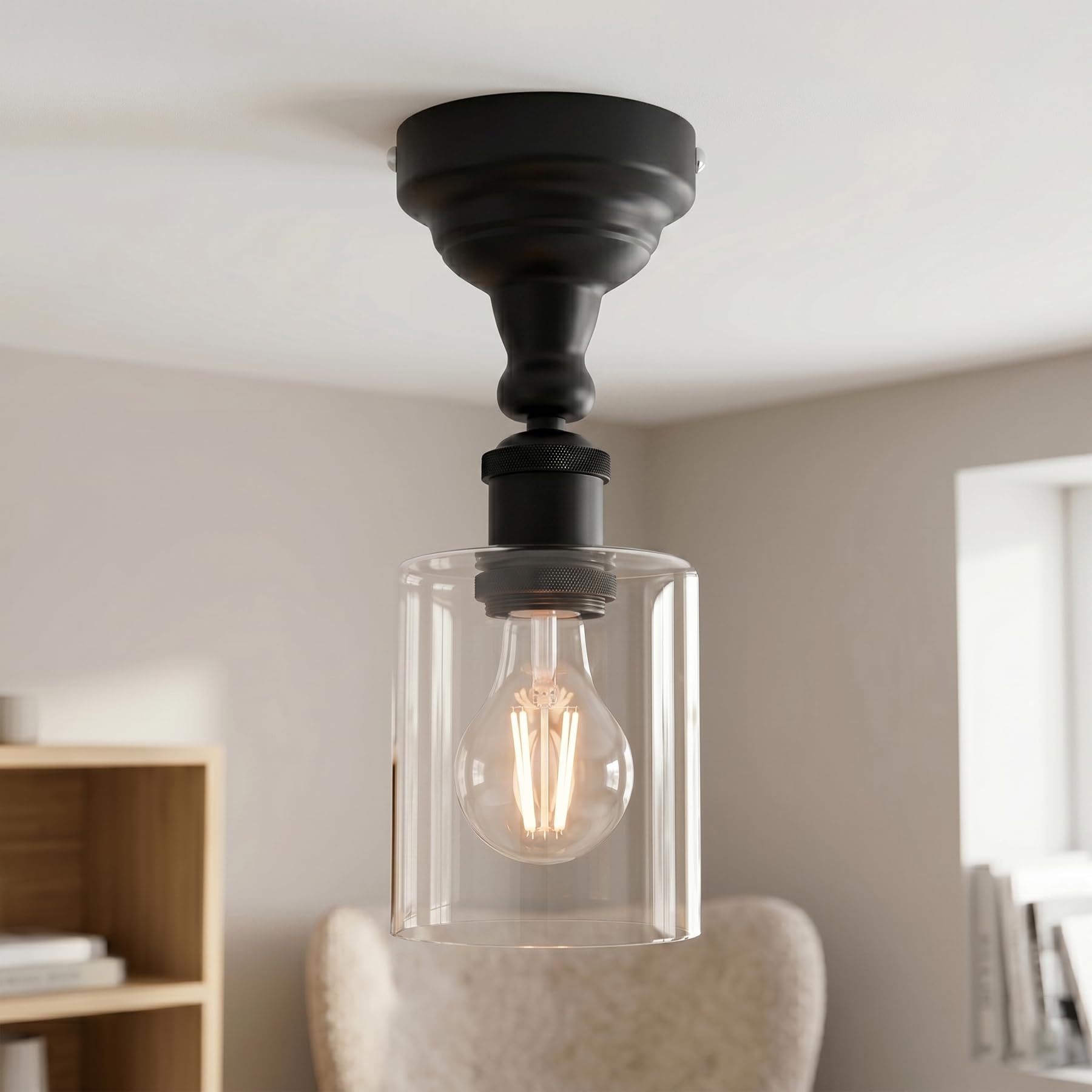 semi flush chandeliers ceiling