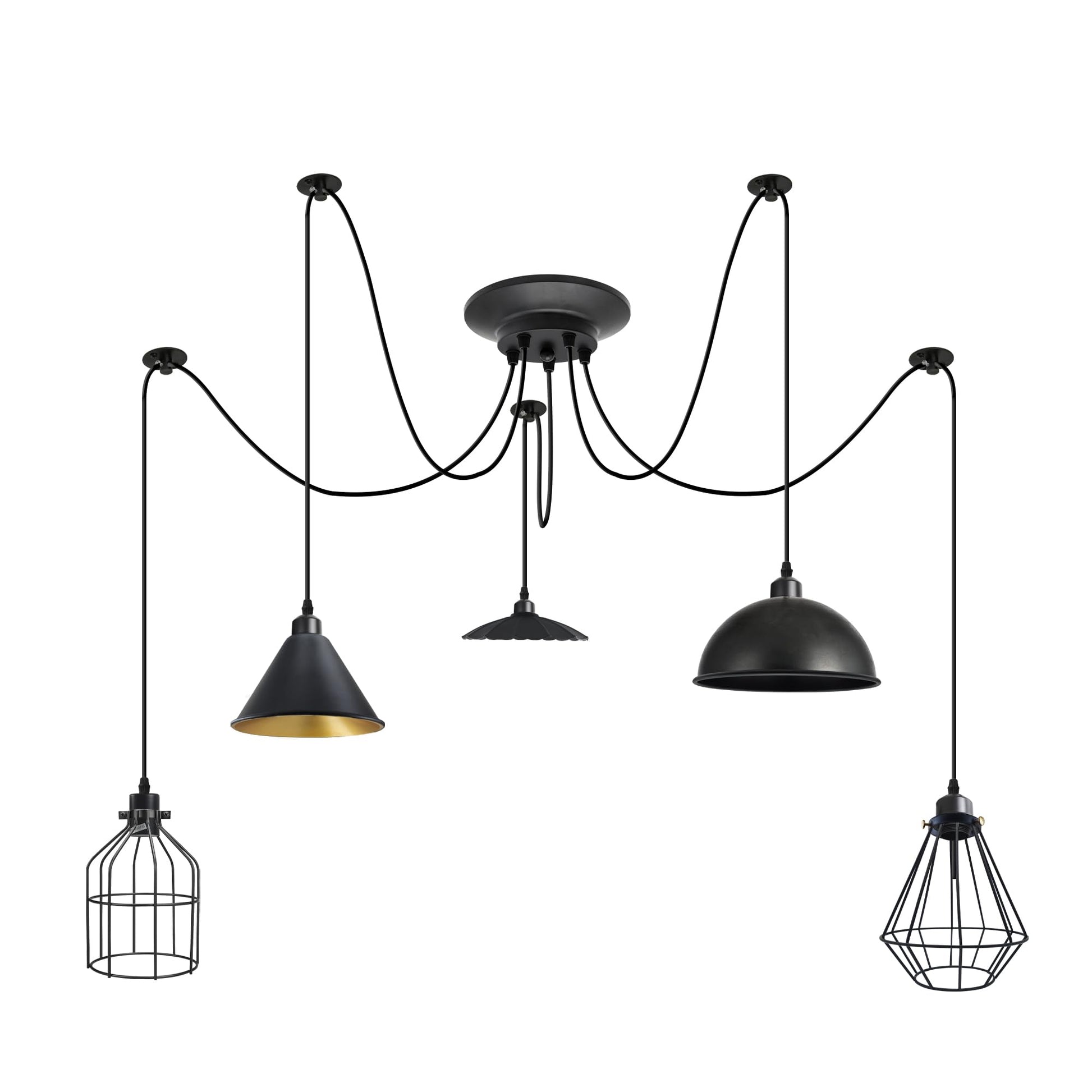 light multi ceiling spider