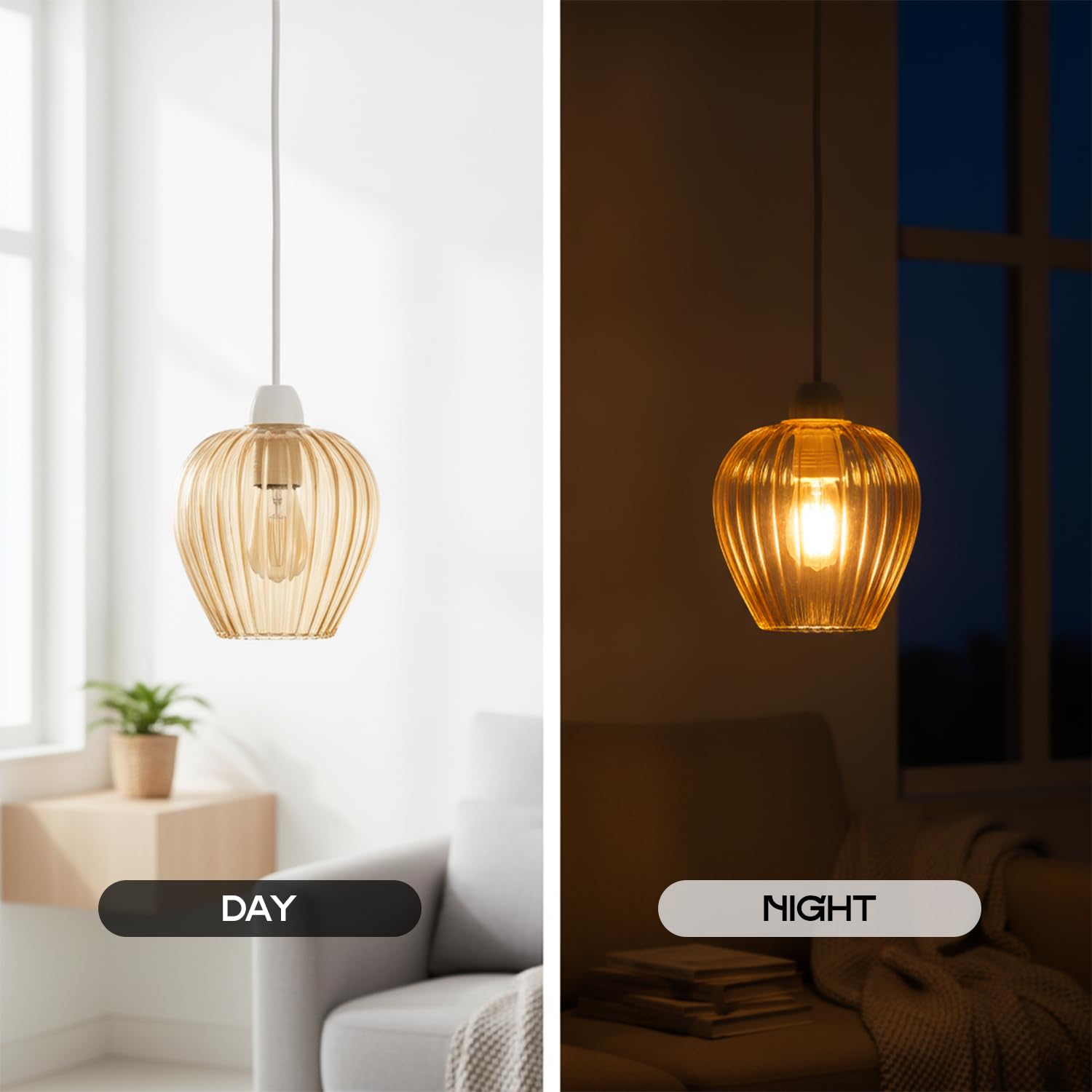 lampshades black retro light