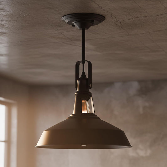 industrial pendant black