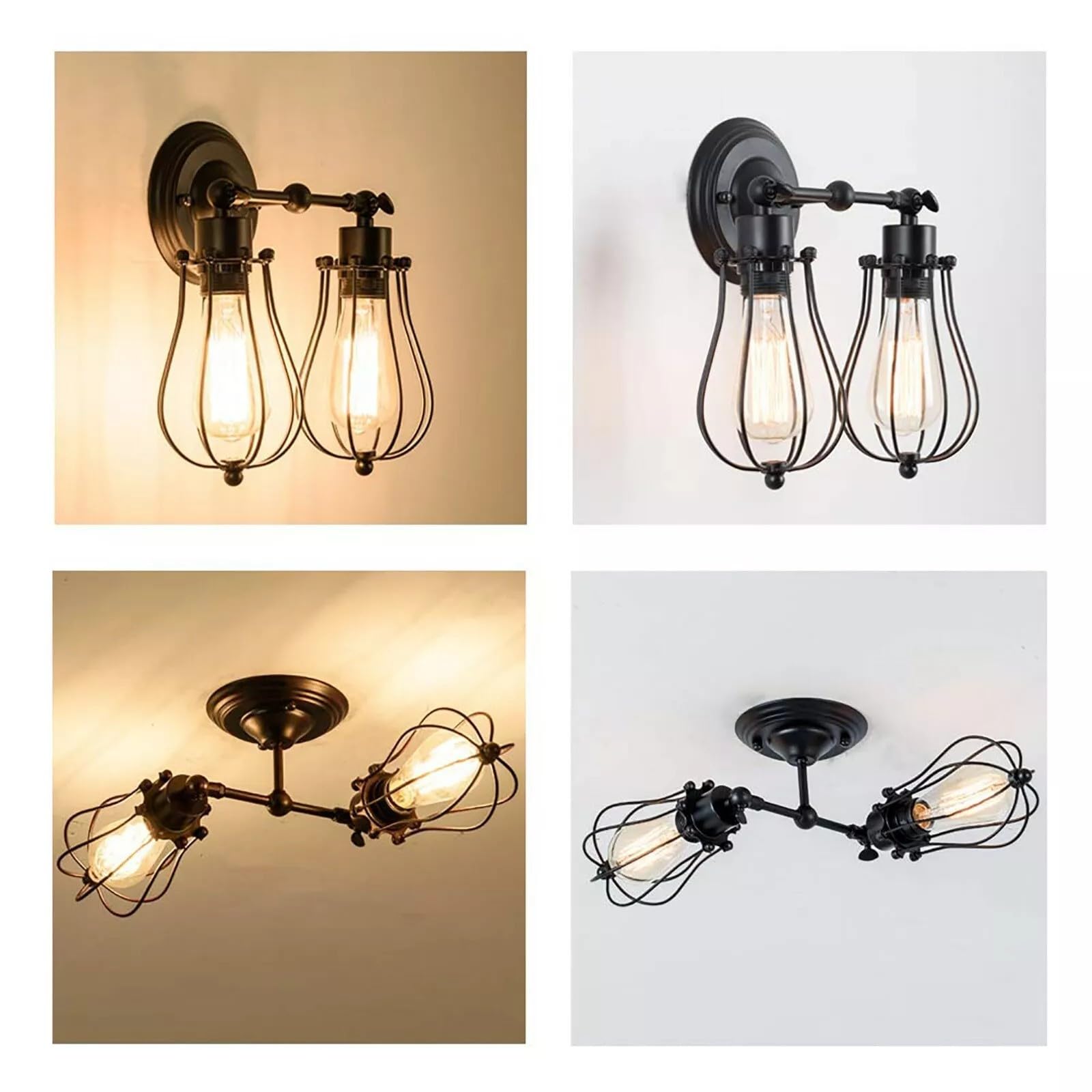 industrial light living wall