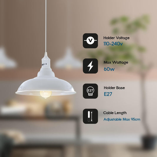 Moderne plafondlamp in schuurstijl, diverse kleuren ~1642 