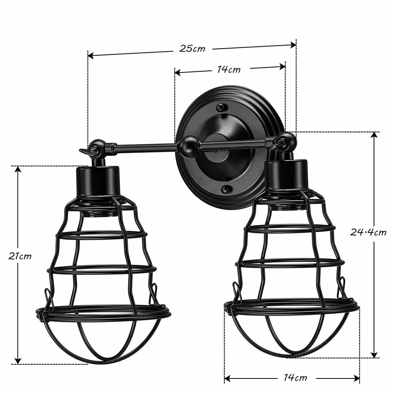 lamp industrial plug wall