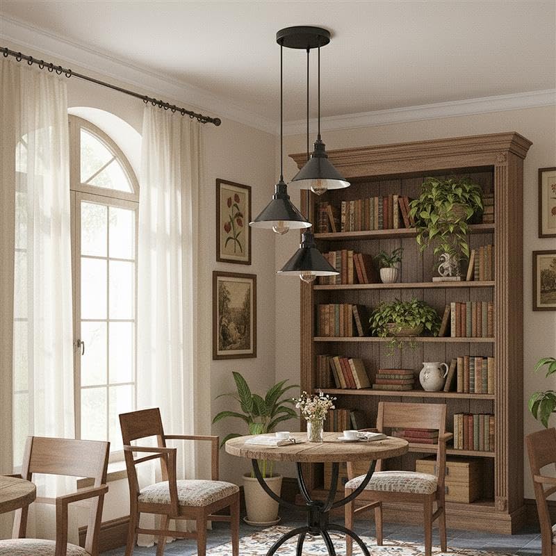 industrial hanging light vinta