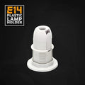 E14 Schroef Lampenkap Lamphouder Kraag Ring Adapter Lamphouder Wit~1831