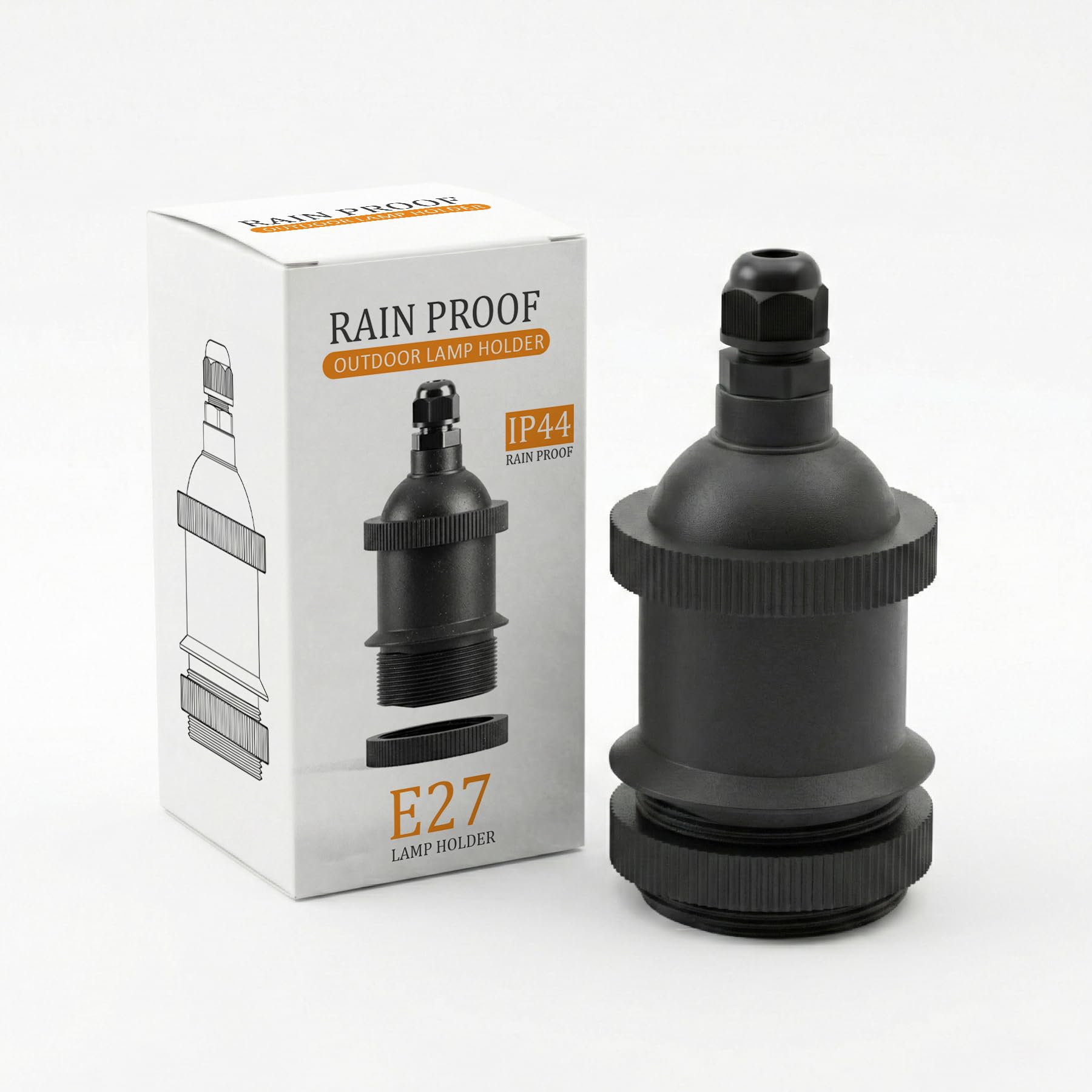 waterproof lamp socket holder