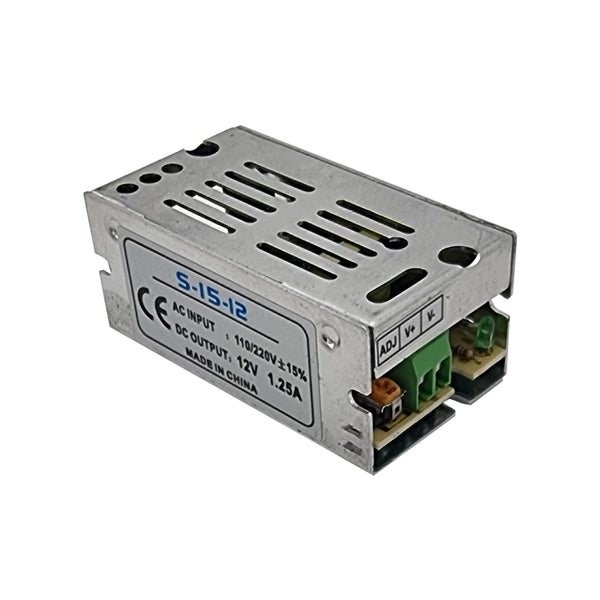 AC 100/240V naar DC12V 12W -720W gereguleerde schakelende voeding LED-transformatordriver~1406 – 15W