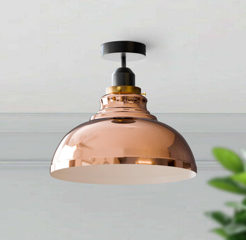 E27 Semi Flush Mount Lighting ~6167